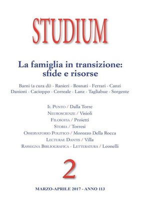 cover image of Studium--La famiglia in transizione--sfide e risorse